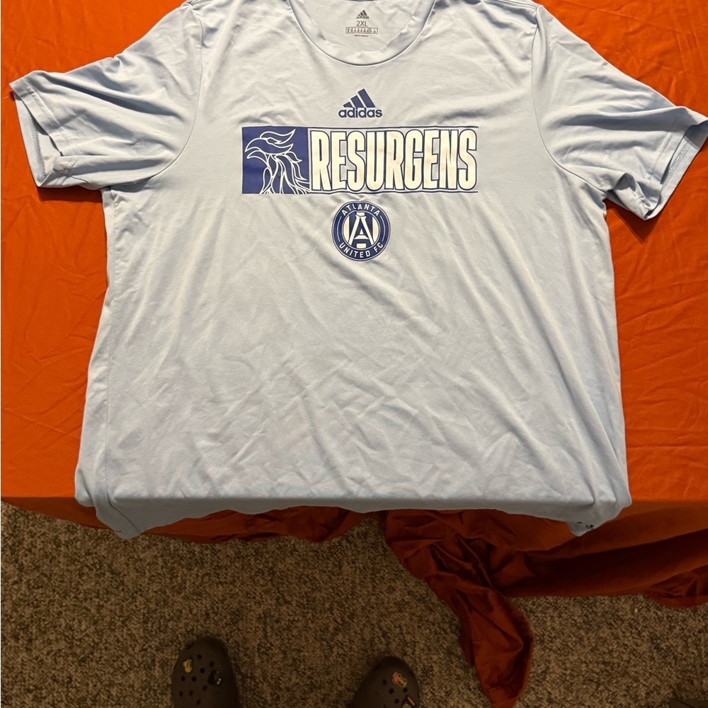 Atlanta United (Resurgens) - Adidas Performance Men's Light Blue T-Shirt